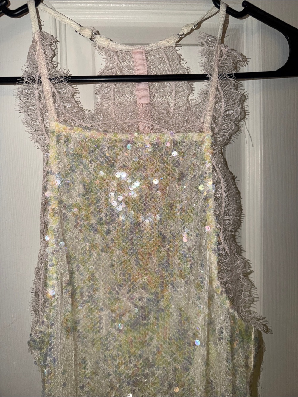 Free People Take Me Away Sequin and Lace Tank - Picture 11 of 11
